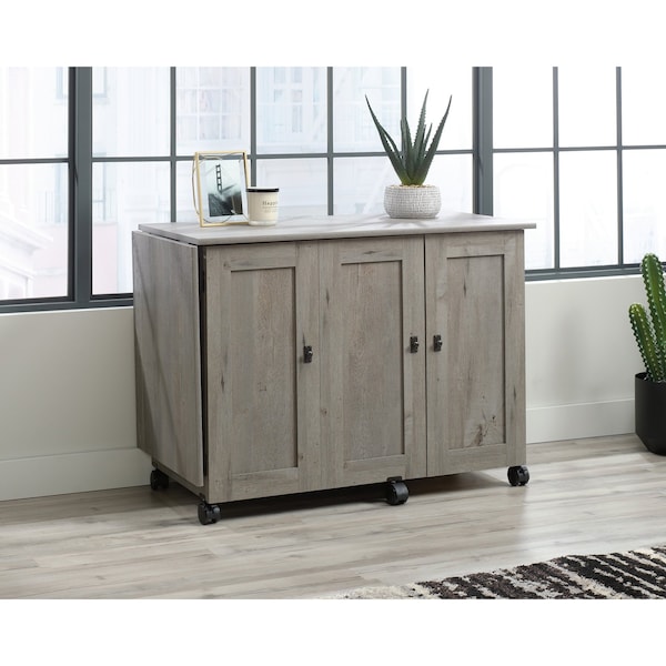 Sewing Craft Cart Myo , Drop leaf provides extra work space for sewing or crafts